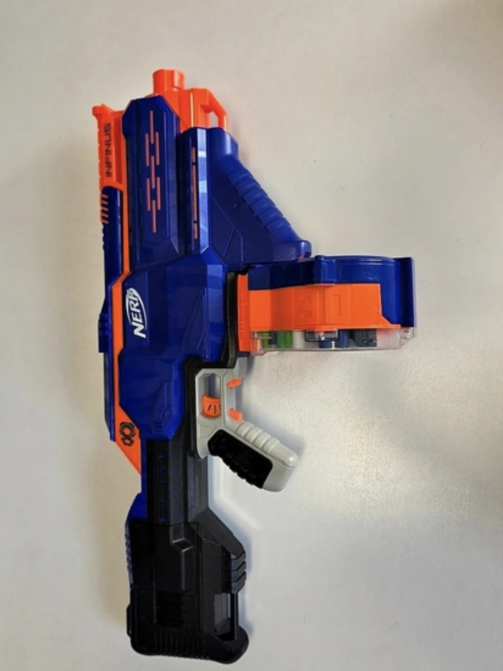Nerf N-Strike Elite Infinus Blue & Orange Blaster Toy